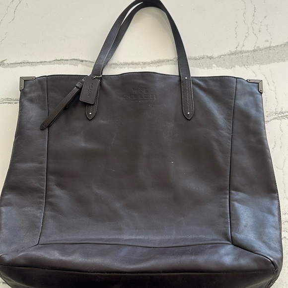 Coach Handbags - Coach Vintage Leather Tote From 2014 Deep Plum.